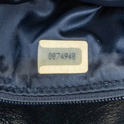 Chanel CC Lambskin Tassel Shoulder Bag Blue
