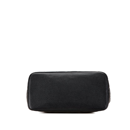 Chanel Caviar Medallion Tote Black
