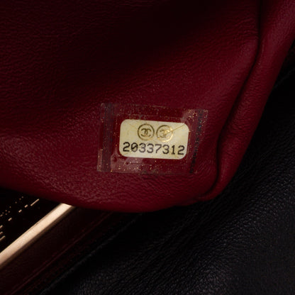 Chanel Medium Quilted Lambskin Westminster Pearl Flap Black