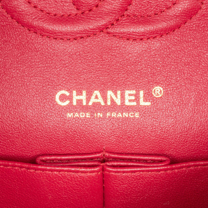 Chanel Medium Classic Lambskin Double Flap Pink