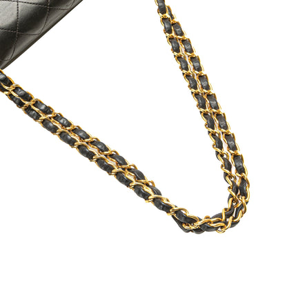 Chanel Medium Classic Lambskin Double Flap Black