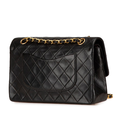 Chanel Medium Classic Lambskin Double Flap Black