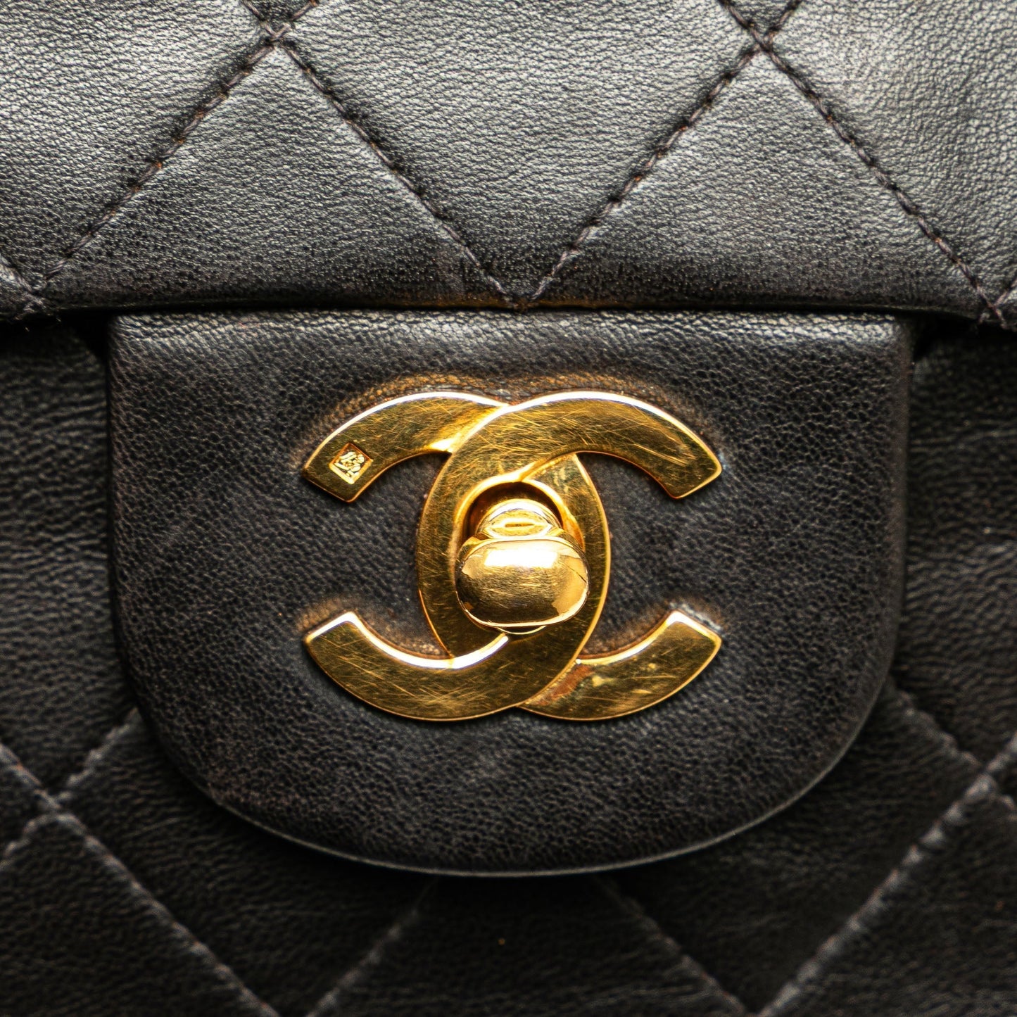 Chanel Medium Classic Lambskin Double Flap Black