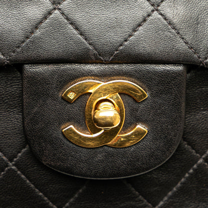 Chanel Medium Classic Lambskin Double Flap Black