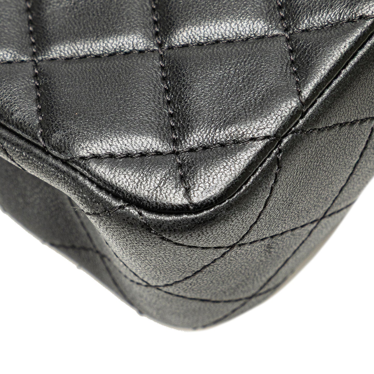 Chanel Medium Quilted Lambskin Westminster Pearl Flap Black