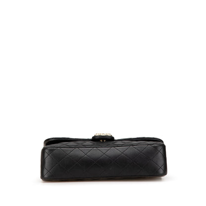 Chanel Medium Quilted Lambskin Westminster Pearl Flap Black