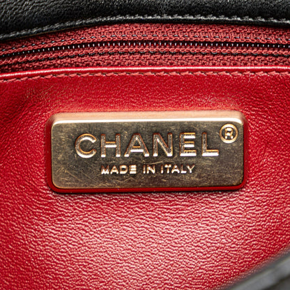 Chanel Medium Quilted Lambskin Westminster Pearl Flap Black