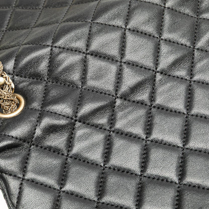 Chanel Medium Quilted Lambskin Westminster Pearl Flap Black