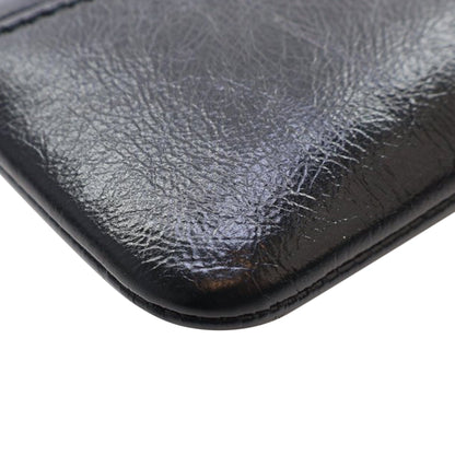 Chanel Medium Aged Calfskin Gabrielle O Case Clutch Black
