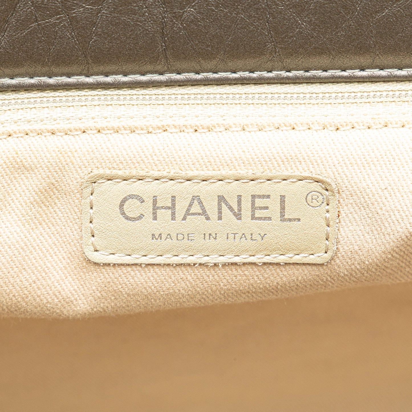 Chanel Reissue 2.55 Quilted Aged Calfskin Tote Silver