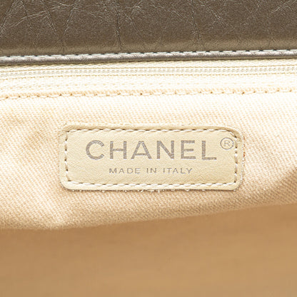 Chanel Reissue 2.55 Quilted Aged Calfskin Tote Silver