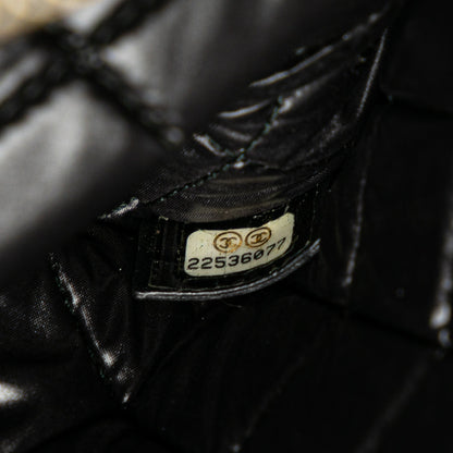 Chanel Medium Quilted Caviar Boy O Case Clutch Black