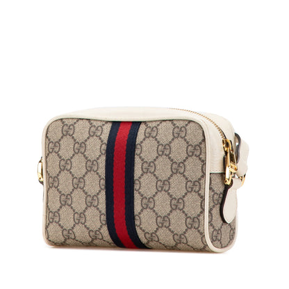 Gucci Mini GG Supreme Ophidia Crossbody Brown