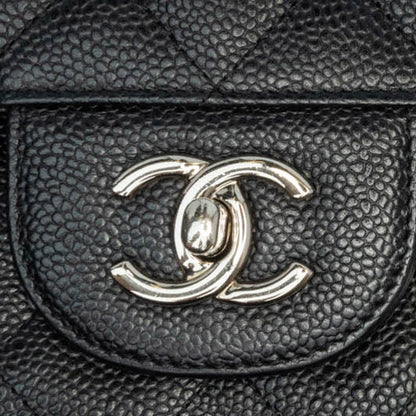Chanel Jumbo Classic Caviar Double Flap Black