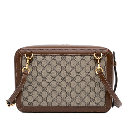 Gucci GG Supreme Azalea Box Bag Brown