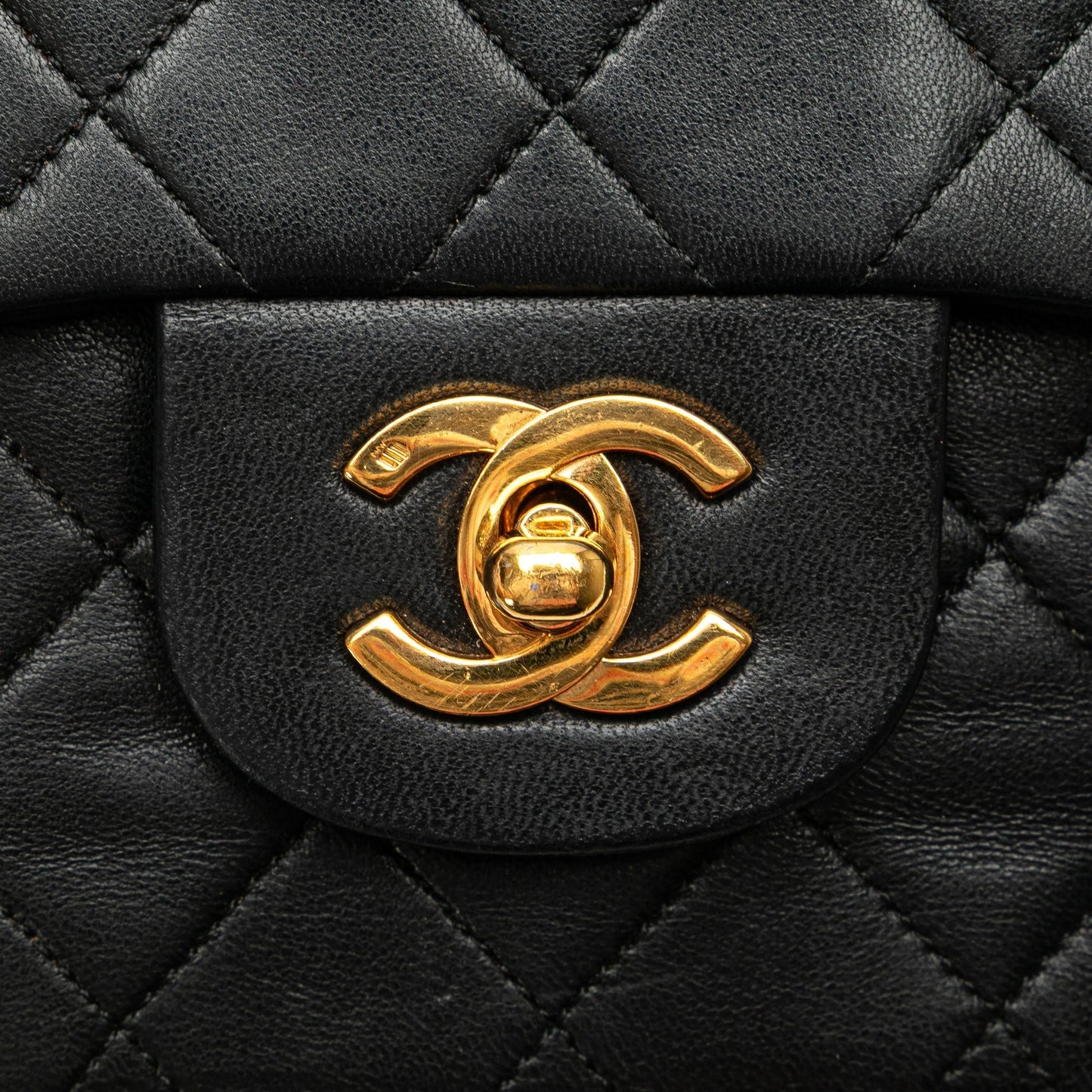 Chanel Small Classic Lambskin Double Flap Black