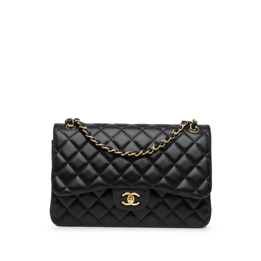 Chanel Jumbo Classic Lambskin Double Flap Black
