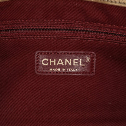 Chanel Medium Quilted Aged Calfskin Pondichery Flap Gold