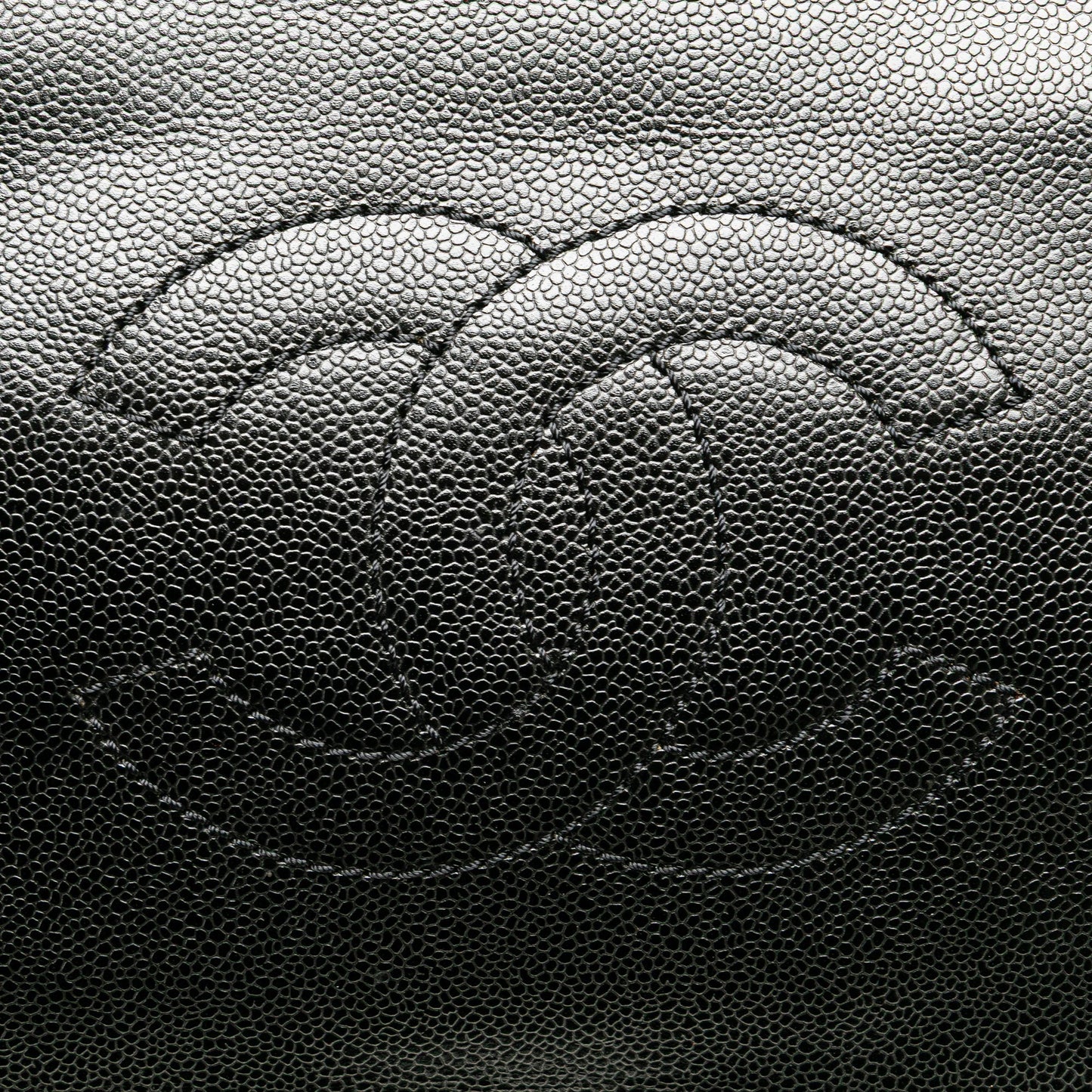 Chanel CC Caviar Tote Black