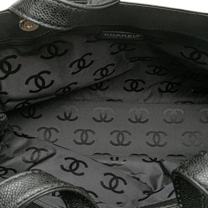 Chanel CC Caviar Tote Black