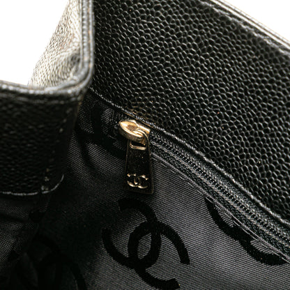 Chanel CC Caviar Tote Black