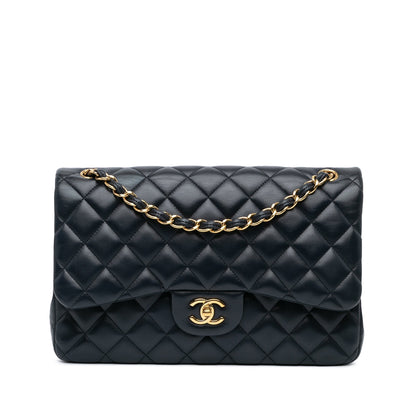 Chanel Jumbo Classic Lambskin Double Flap Black