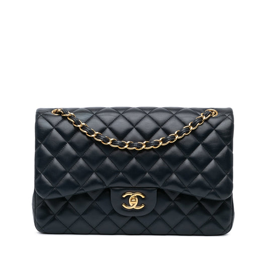 Chanel Jumbo Classic Lambskin Double Flap Black