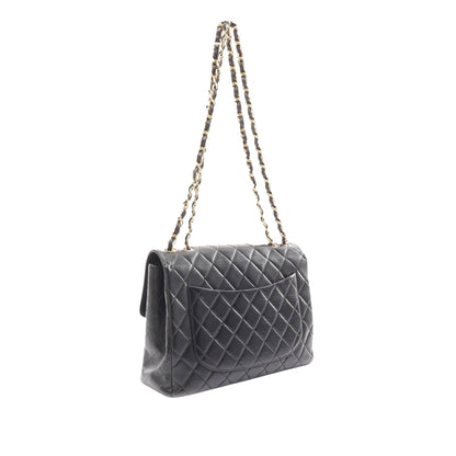 Chanel Jumbo Classic Lambskin Single Flap Black
