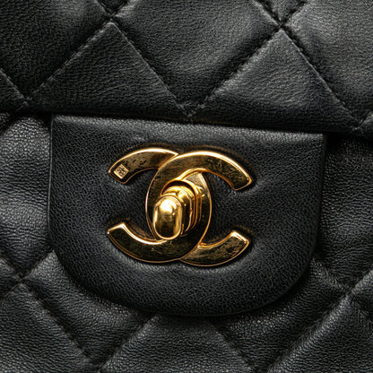 Chanel Medium Classic Lambskin Double Flap Black
