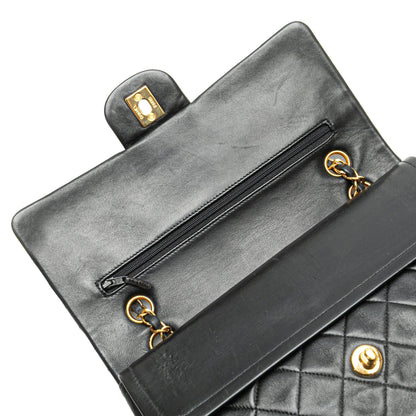 Chanel Medium Classic Lambskin Double Flap Black