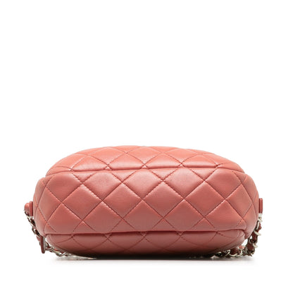 Chanel Mini Lambskin Camera Case Pink