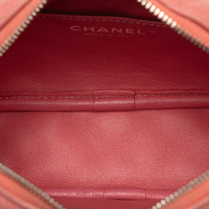Chanel Mini Lambskin Camera Case Pink