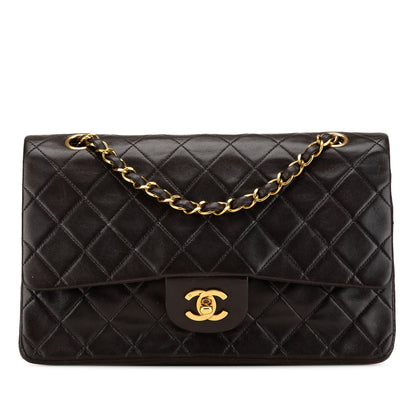 Chanel Medium Classic Lambskin Double Flap Black