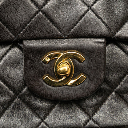 Chanel Medium Classic Lambskin Double Flap Black