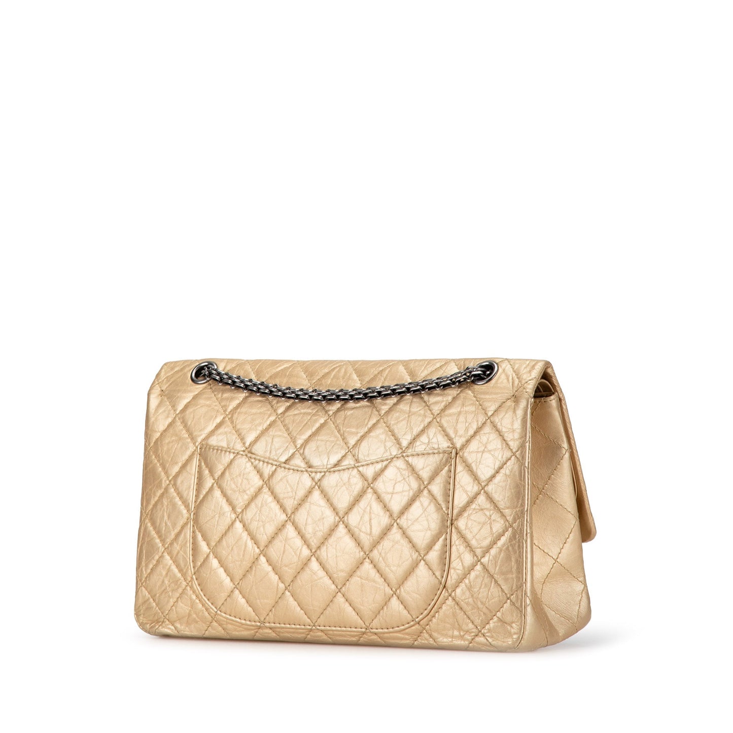 Chanel Reissue 2.55 Aged Calfskin Double Flap 227 Gold