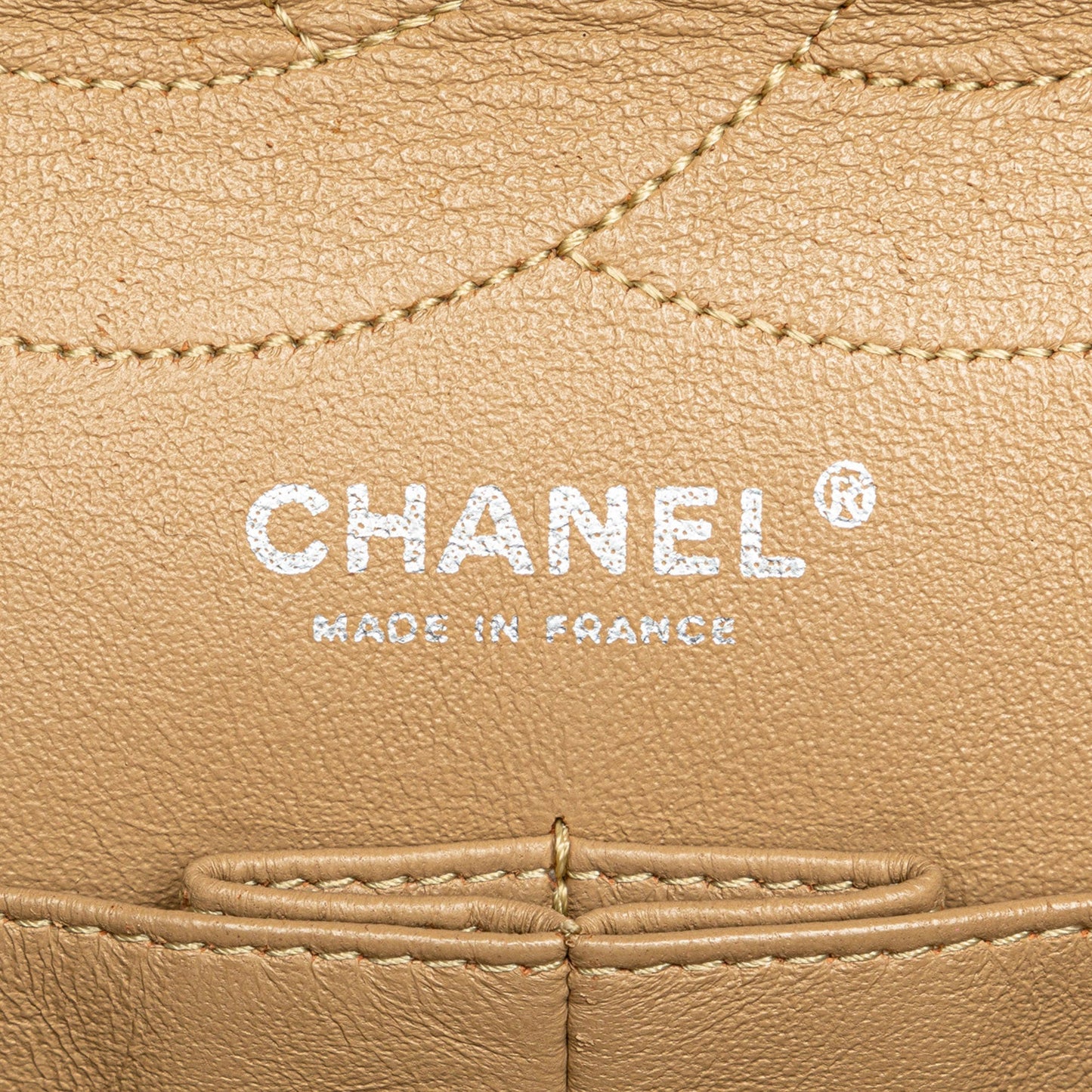 Chanel Aged Calfskin Reissue 2.55 Double Flap 227 Gold