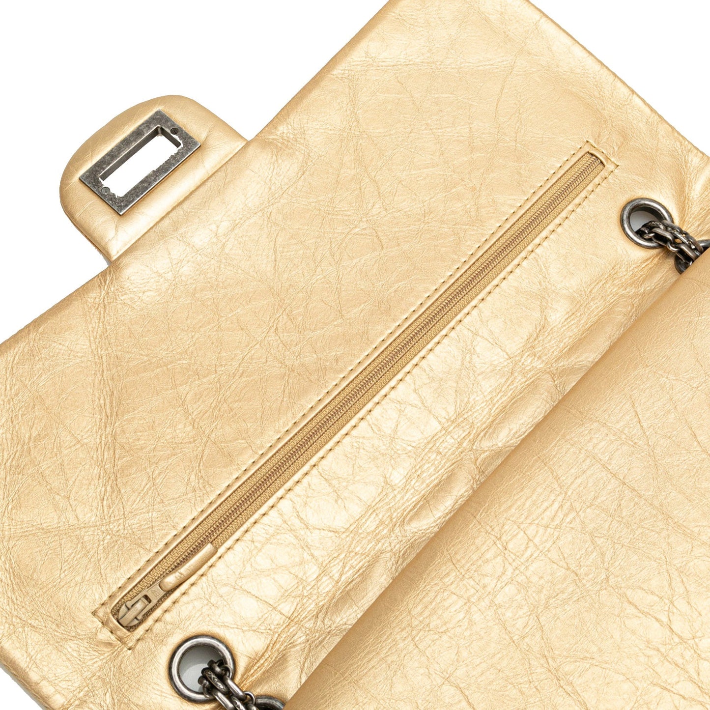 Chanel Reissue 2.55 Aged Calfskin Double Flap 227 Gold