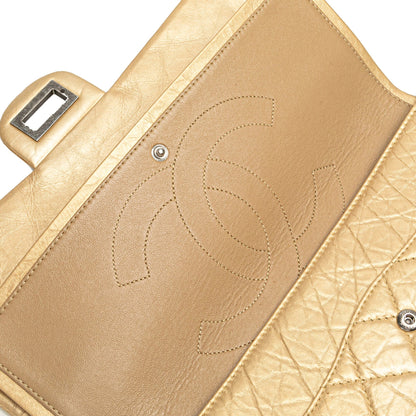 Chanel Reissue 2.55 Aged Calfskin Double Flap 227 Gold