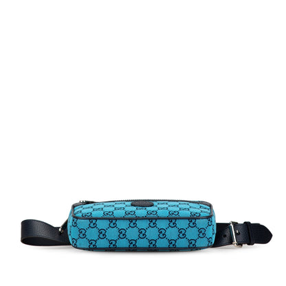 Gucci GG Canvas Belt Bag Blue