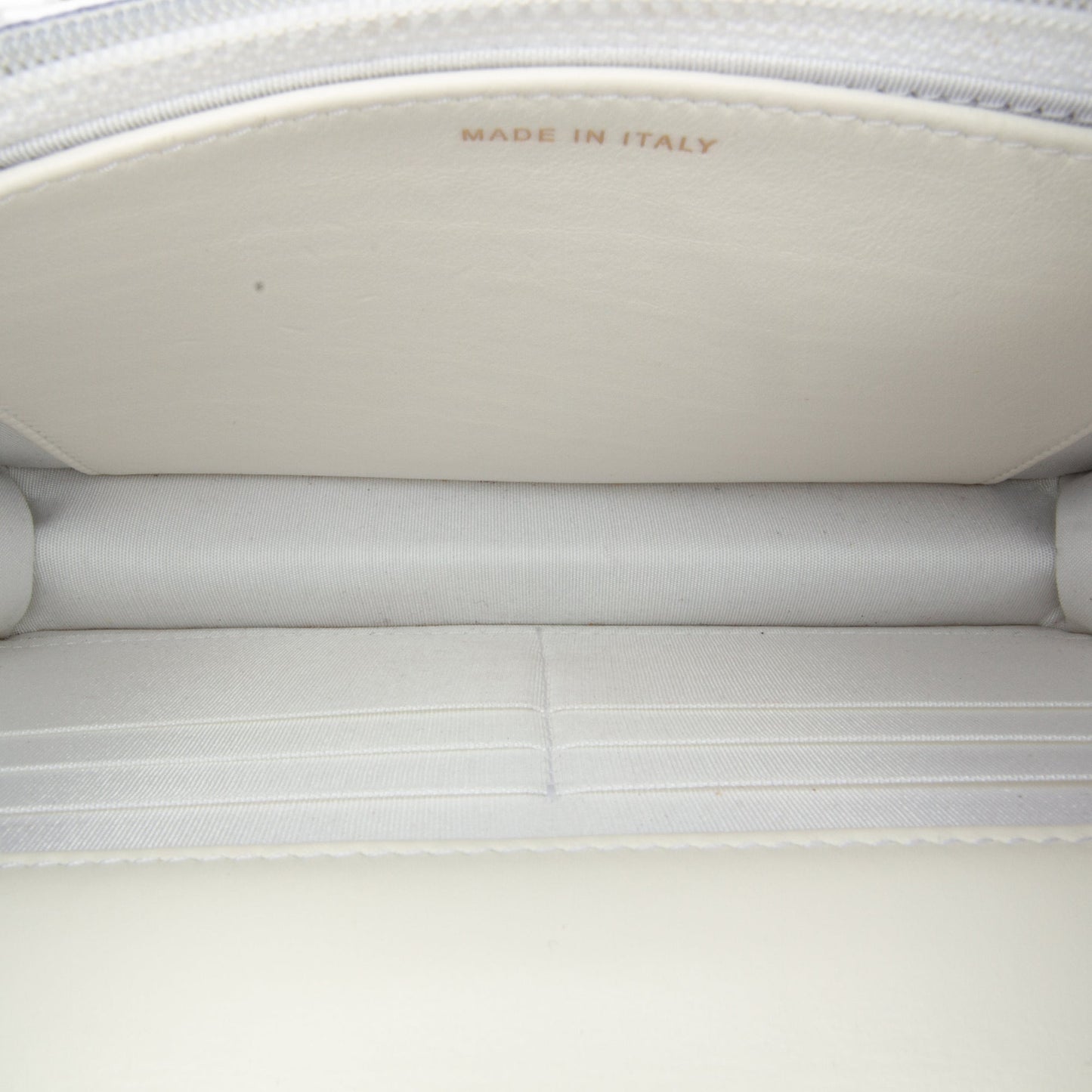 Chanel Enchained Flap Wallet on Chain White