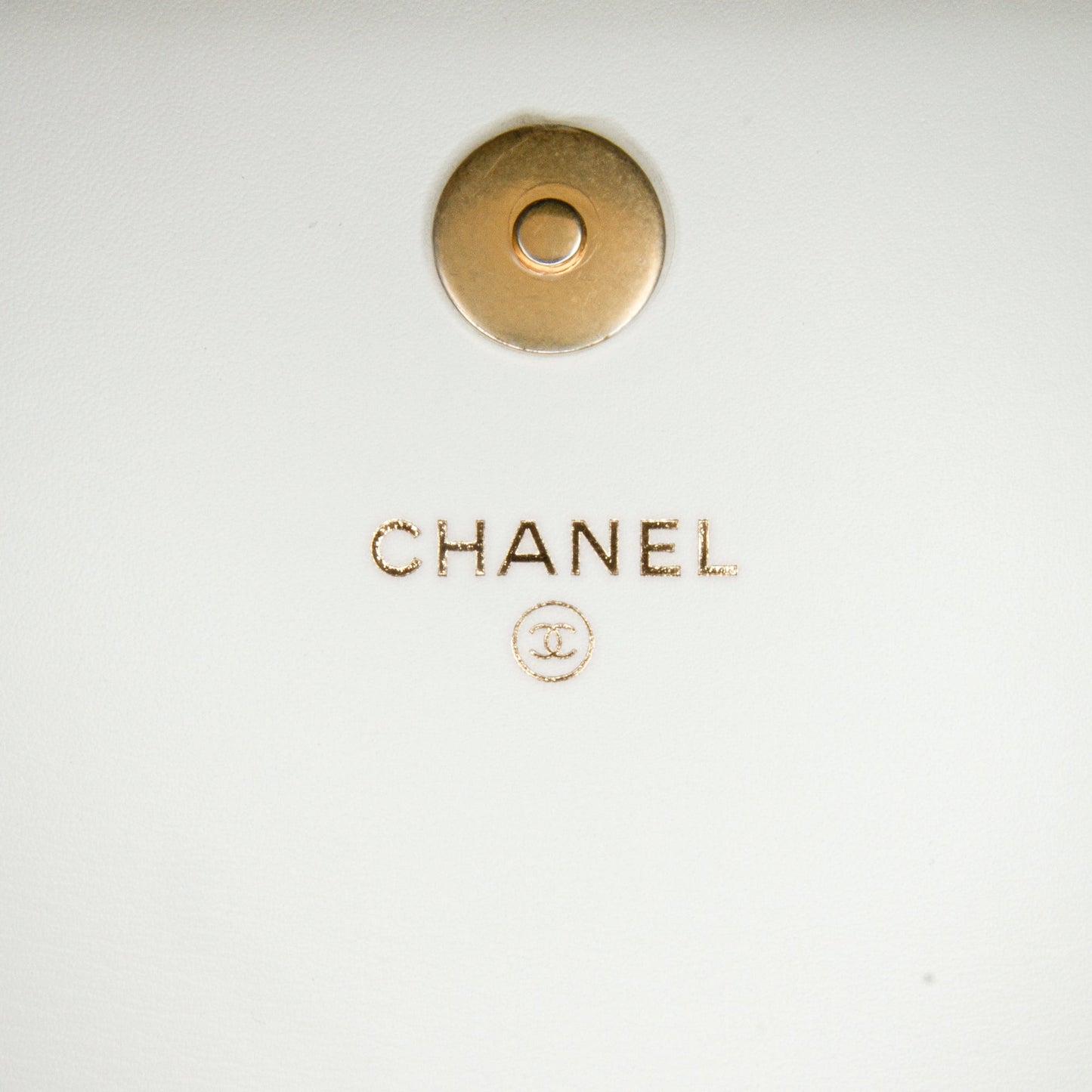 Chanel Enchained Flap Wallet on Chain White