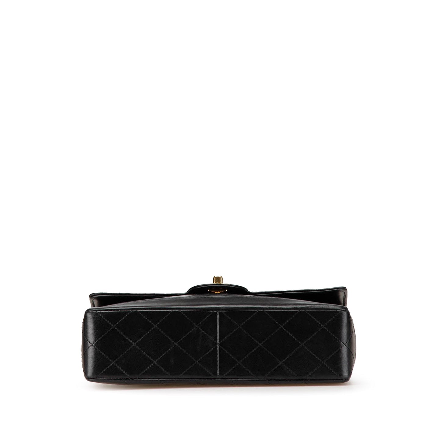 Chanel Medium CC Quilted Lambskin Single Flap Black