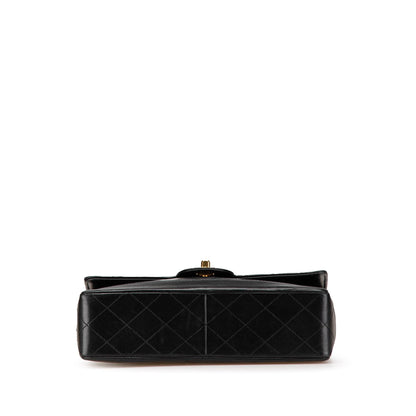 Chanel Medium CC Quilted Lambskin Single Flap Black