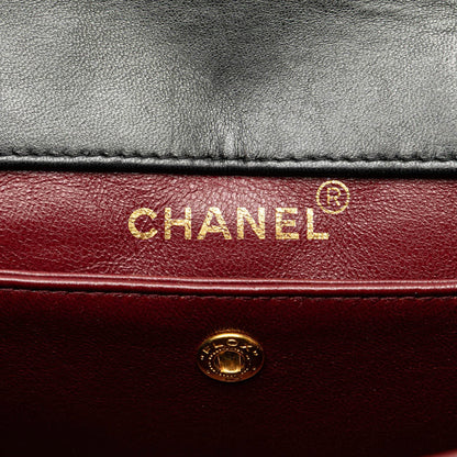 Chanel Medium CC Quilted Lambskin Single Flap Black