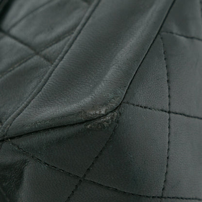 Chanel Quilted Lambskin Shoulder Bag Black