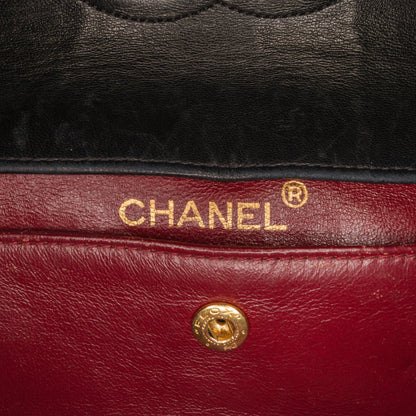 Chanel Quilted Lambskin Shoulder Bag Black