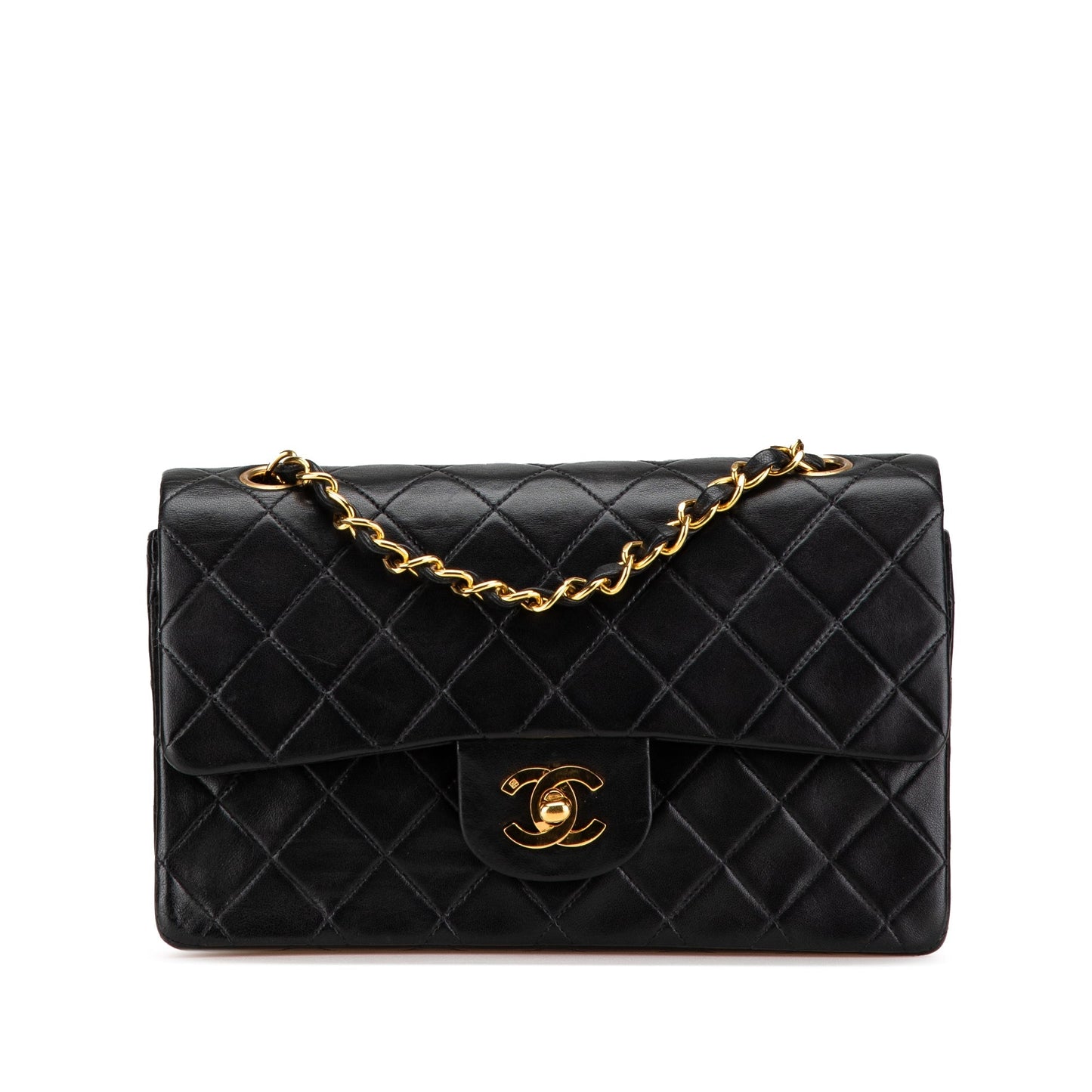 Chanel Small Classic Lambskin Double Flap Black