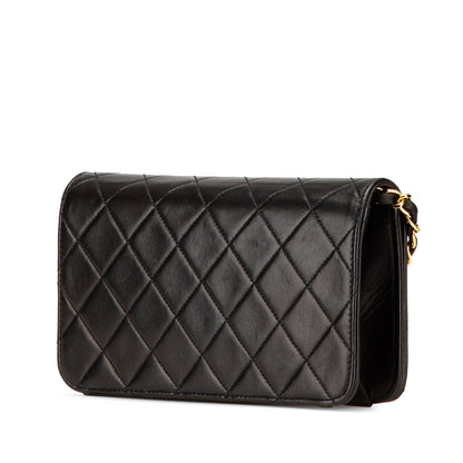 Chanel Mini CC Quilted Lambskin Full Flap Black
