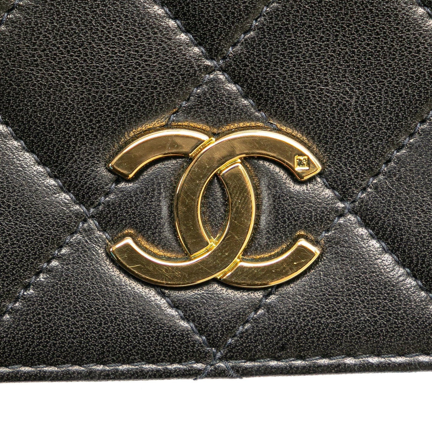 Chanel Mini CC Quilted Lambskin Full Flap Black