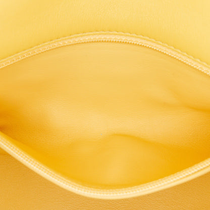 Chanel Quilted Lambskin Chain Is More Flap Yellow